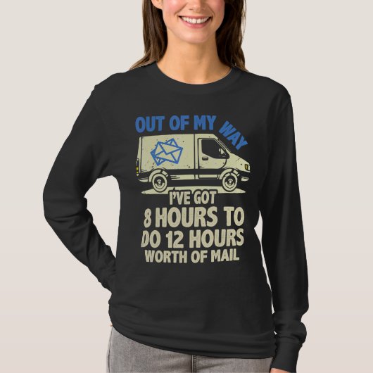 Postale Service Delivery Driver & US Postal Worker T-shirt (Voorkant)