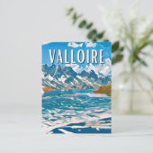 Postale Valloire Ski Station Briefkaart (Staand voorkant)