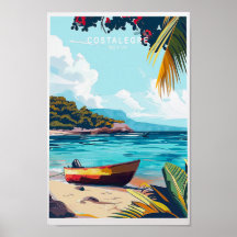Postalegre Mexico Travel Print