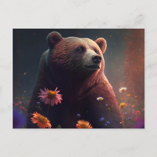 Postales bear Fleur-kaarten Briefkaart (Voorkant)