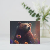 Postales bear Fleur-kaarten Briefkaart (Staand voorkant)