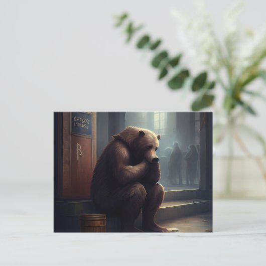 Postales bear Seul-kaarten Briefkaart (Staand voorkant)