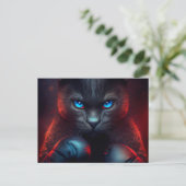 Postales Black Cat Briefkaart (Staand voorkant)