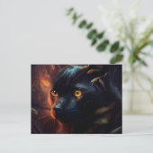 Postales Black Cat Briefkaart (Staand voorkant)