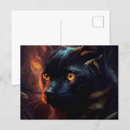Postales Black Cat Briefkaart