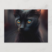 Postales Black Cat Briefkaart (Voorkant)
