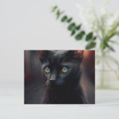 Postales Black Cat Briefkaart (Staand voorkant)