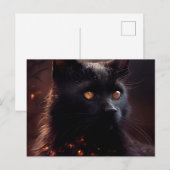 Postales Black Cat Briefkaart (Voorkant / Achterkant)