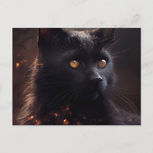 Postales Black Cat Briefkaart (Voorkant)