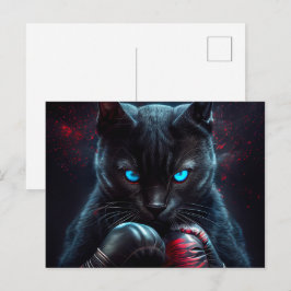Postales Black Cat Briefkaart