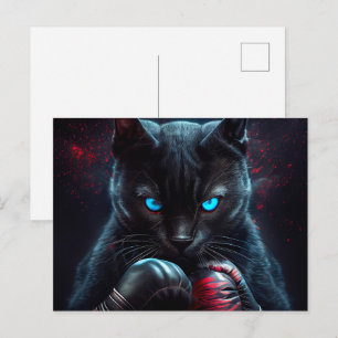 Postales Black Cat Briefkaart