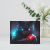 Postales Black Cat Briefkaart (Staand voorkant)