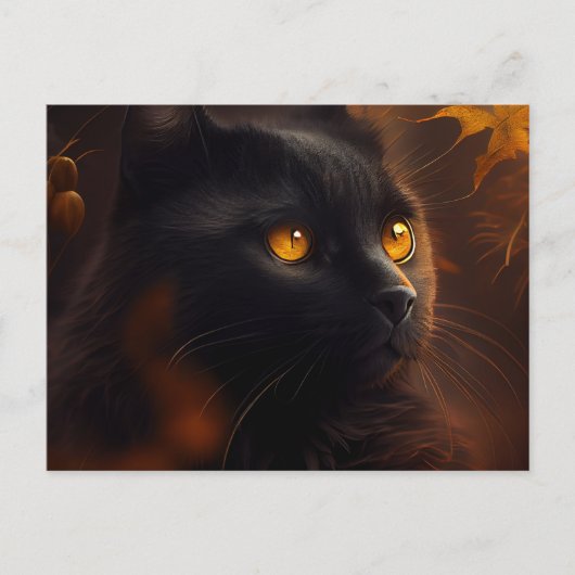 Postales Black Cat Briefkaart (Voorkant)
