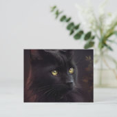 Postales Black Cat Briefkaart (Staand voorkant)