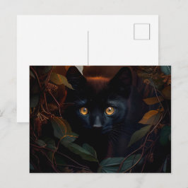Postales Black Cat Briefkaart