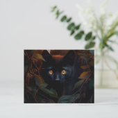 Postales Black Cat Briefkaart (Staand voorkant)