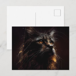 Postales Black Cat Briefkaart