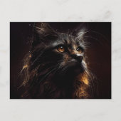 Postales Black Cat Briefkaart (Voorkant)