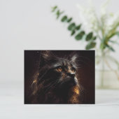 Postales Black Cat Briefkaart (Staand voorkant)