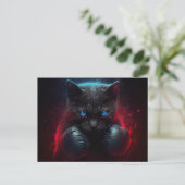 Postales Black Cat Briefkaart (Staand voorkant)