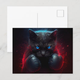 Postales Black Cat Briefkaart
