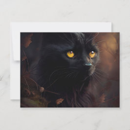 Postales Black Cat Briefkaart