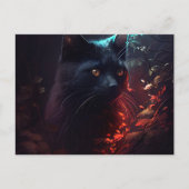 Postales Black Cat Briefkaart (Voorkant)