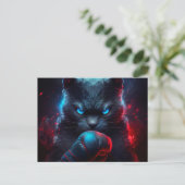 Postales Black Cat Briefkaart (Staand voorkant)