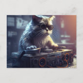 Postales Cat Funny-kaarten Briefkaart (Voorkant)