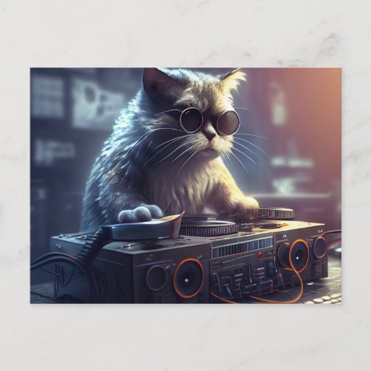 Postales Cat Funny-kaarten Briefkaart (Voorkant)