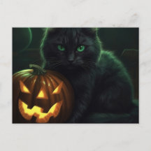 Postales Cat Halloween