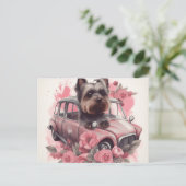 Postales Cat Yorkshire Briefkaart (Staand voorkant)