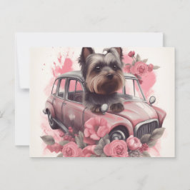 Postales Cat Yorkshire Briefkaart