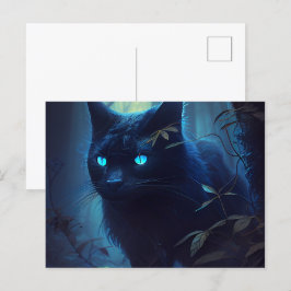 Postales Chat Bleu Briefkaart