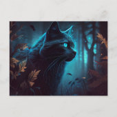 Postales Chat Bleu Briefkaart (Voorkant)