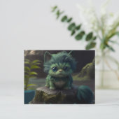 Postales Green Cats Briefkaart (Staand voorkant)