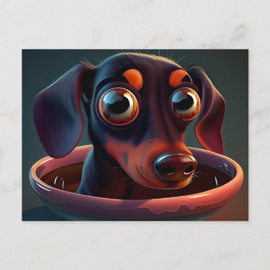 Postales Puppy Divers Briefkaart (Voorkant)