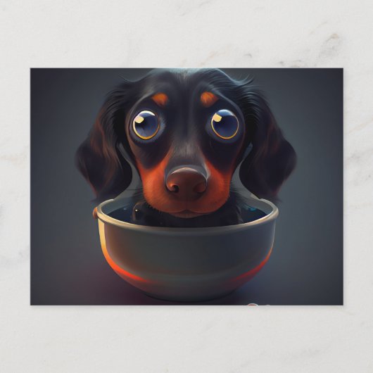 Postales Puppy Divers Briefkaart (Voorkant)