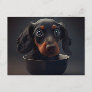 Postales Puppy Divers Briefkaart