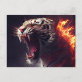 Postales White Tiger Briefkaart (Voorkant)
