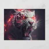 Postales White Tiger Briefkaart (Voorkant)
