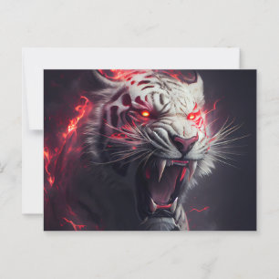 Postales White Tiger Briefkaart