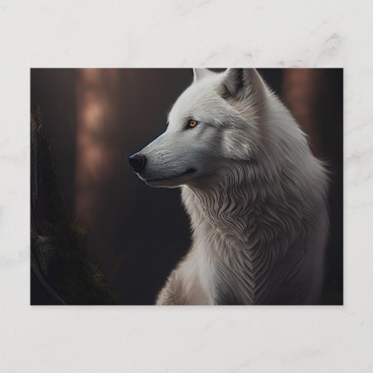 Postales White Wolf Briefkaart (Voorkant)