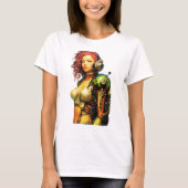 Postapocalyptische cyborg t-shirt (Voorkant)