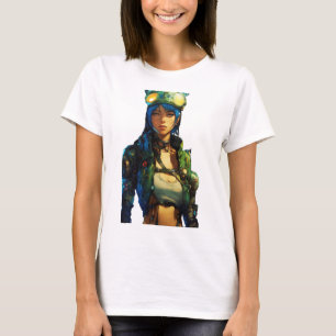 Postapocalyptische cyborg t-shirt