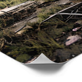 Postapocalyptische vernietiging | Verlaten gebouwe Poster (Hoek)