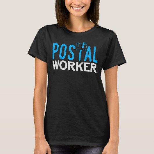 Postarbeider Brievenman Mail Carrier T-shirt (Voorkant)