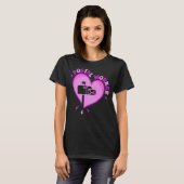 Postarbeider Heart Mail Lady & Mail Carrier T-shirt (Voorkant volledig)