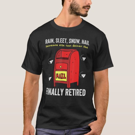 Postarbeider in ruste Postboer Postman 2 T-shirt (Voorkant)