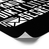 Postarbeider Mailman is aardig voor je postdrager Poster (Hoek)